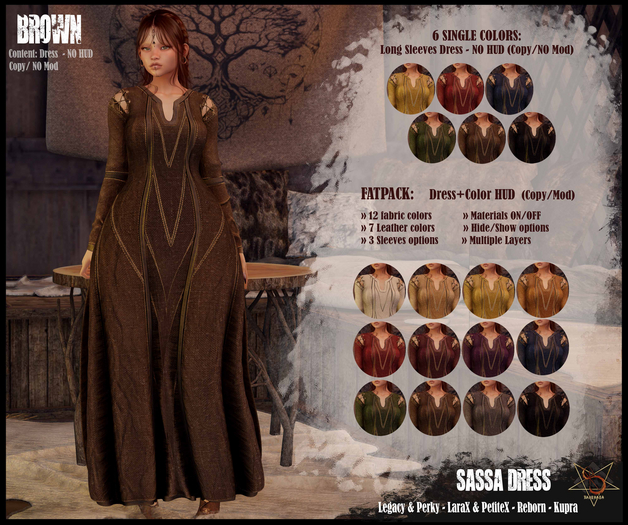 //RKS// Dress Sassa - Brown