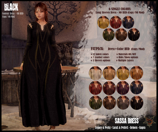 //RKS// Dress Sassa - Black