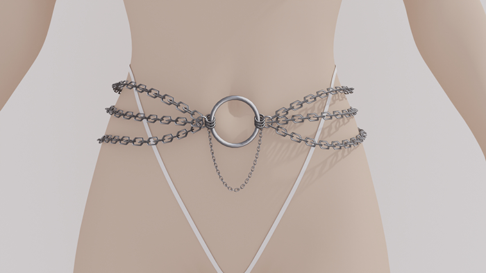 OMNI Divinity Waist Chain Silver