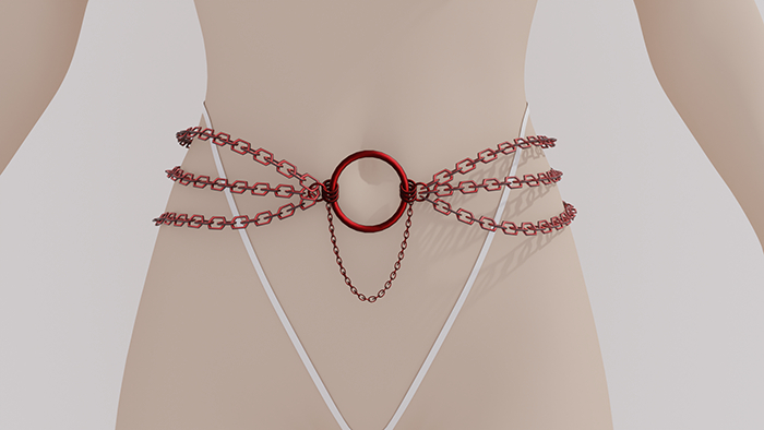 OMNI Divinity Waist Chain Red