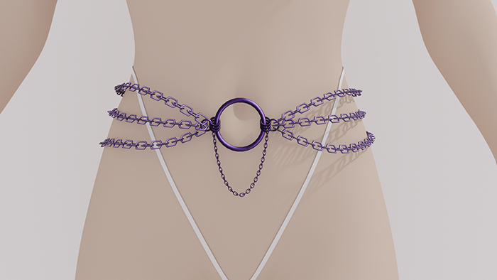 OMNI Divinity Waist Chain Purple