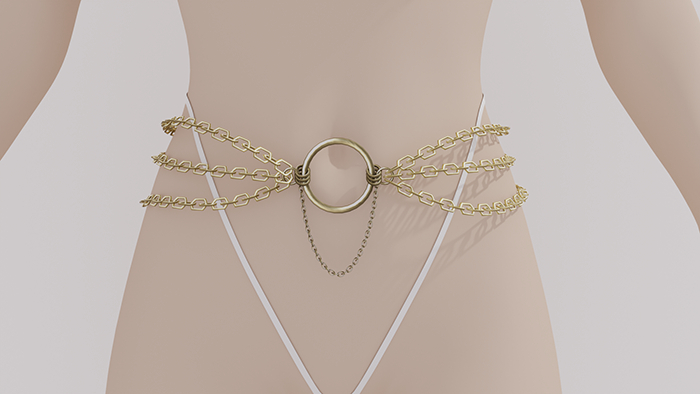 OMNI Divinity Waist Chain Gold
