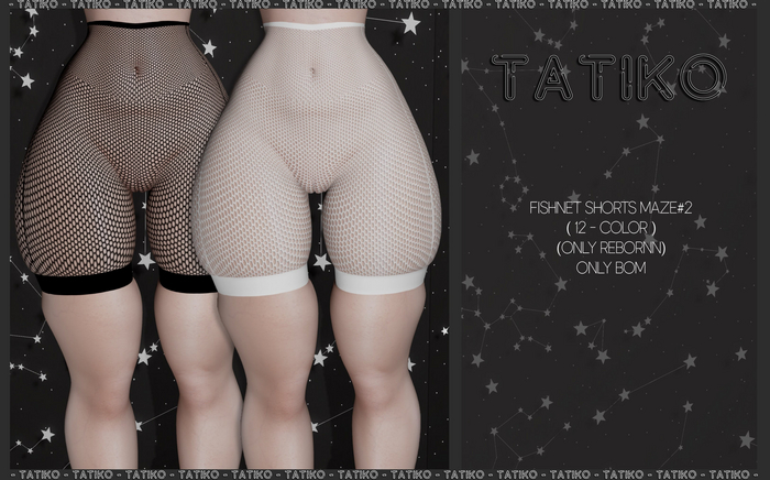 Tatiko - Fishnet Shorts MAZE#2