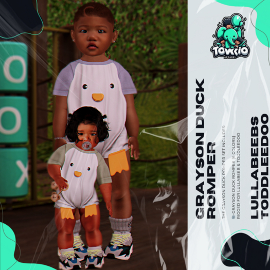 [TA]-Grayson Duck Romper // FP