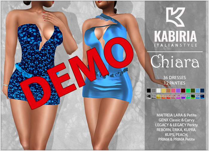 DEMO - Kabiria * CHIARA * Dress Fatpack