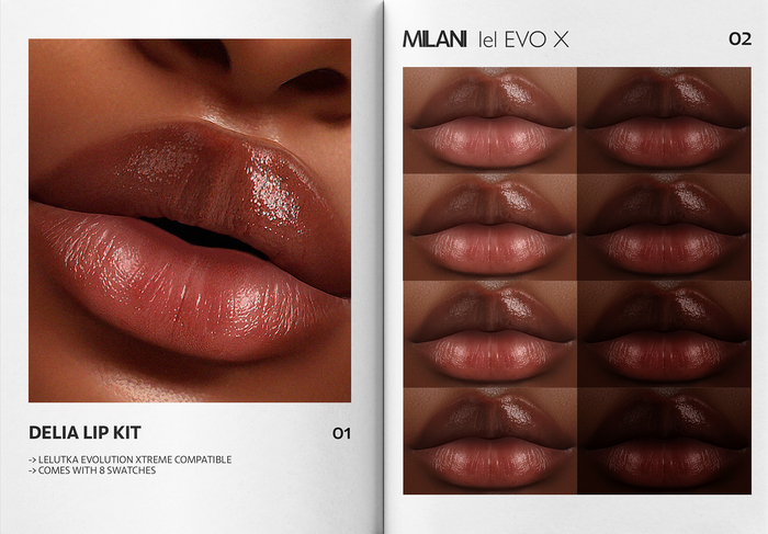 MILANI - "DELIA" LIP KIT / DEMO