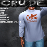 Coffee Makes Me Feel Less Murdery Men's Turtle (MTN) <Wear Me>