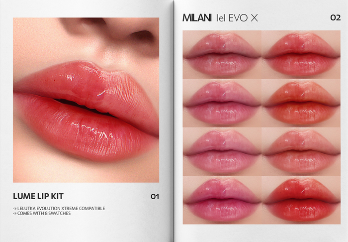 MILANI - "LUME" LIP KIT / FATPACK