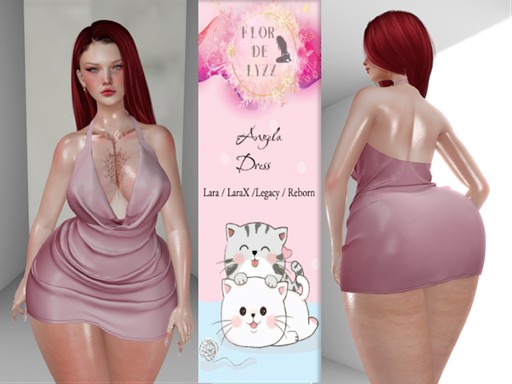 ** Flor de Lyzz** Angela Dress - Light Pink