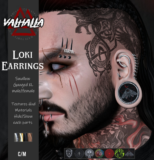 Valhalla - Loki Earrings
