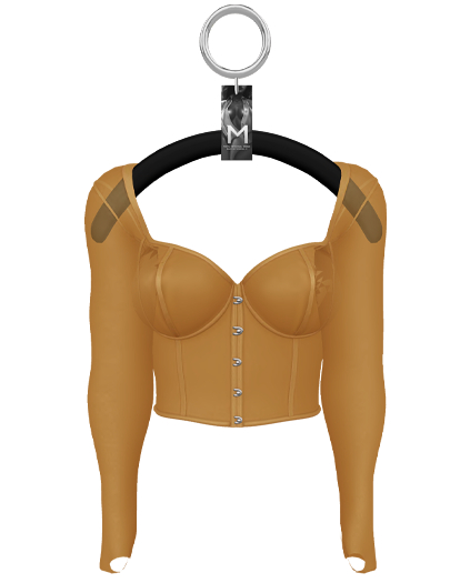 Emi Sheer Longsleeve — Tan