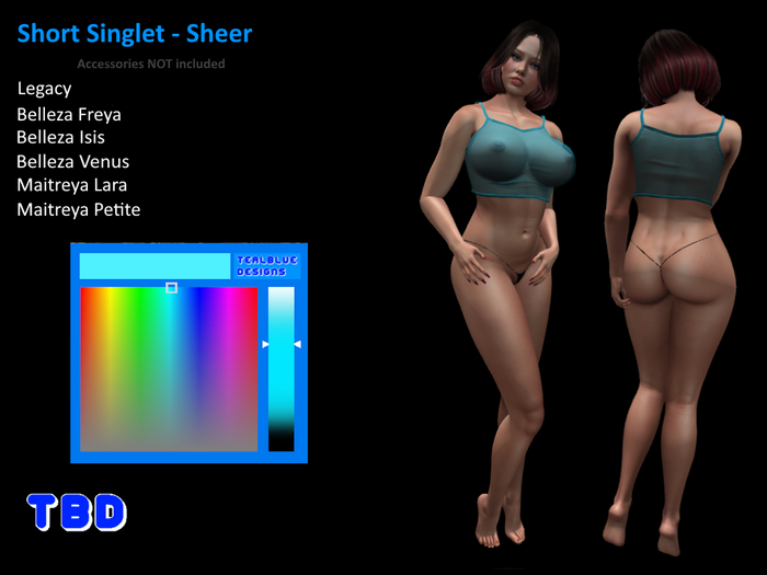 TBD Short Singlet - Sheer 021
