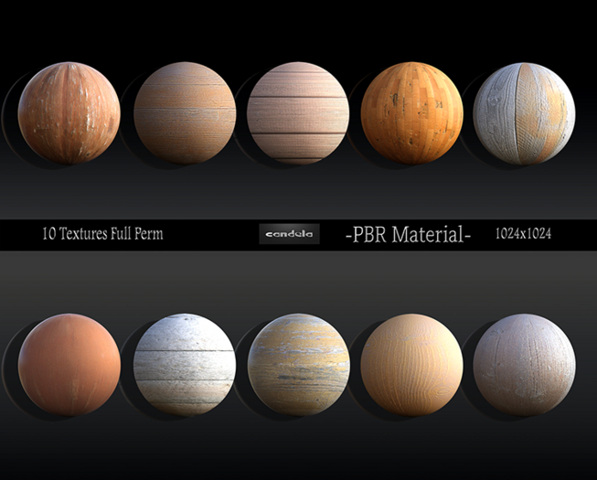 WOOD ORANGE -PBR Materials