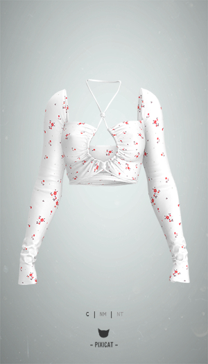 -Pixicat- Cairo Top (FlowerSmallLight)