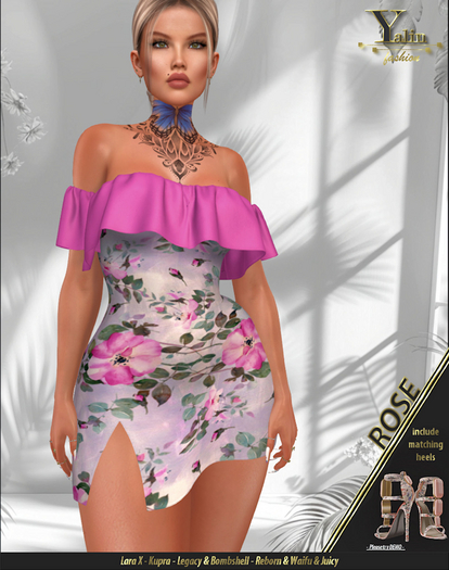 Yalin Fashion ROSE Fatpack with Heels!