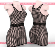 Black Fishnet Dress LaraX