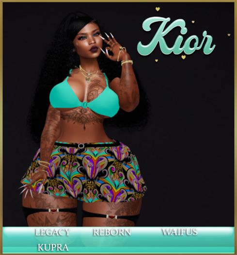 -K- Tropicana- Teal Vers