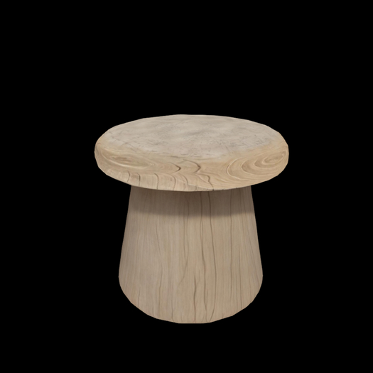 {S} Full Perm Wood Side Table 01