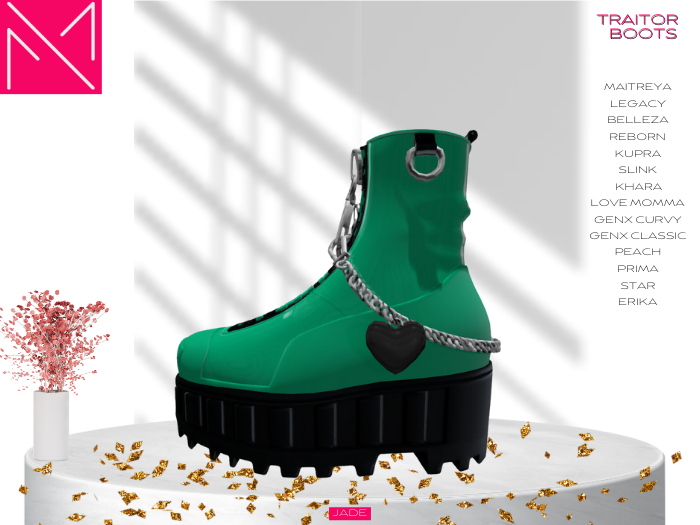 YOURMOM /\ - Traitor Boots ' Jade