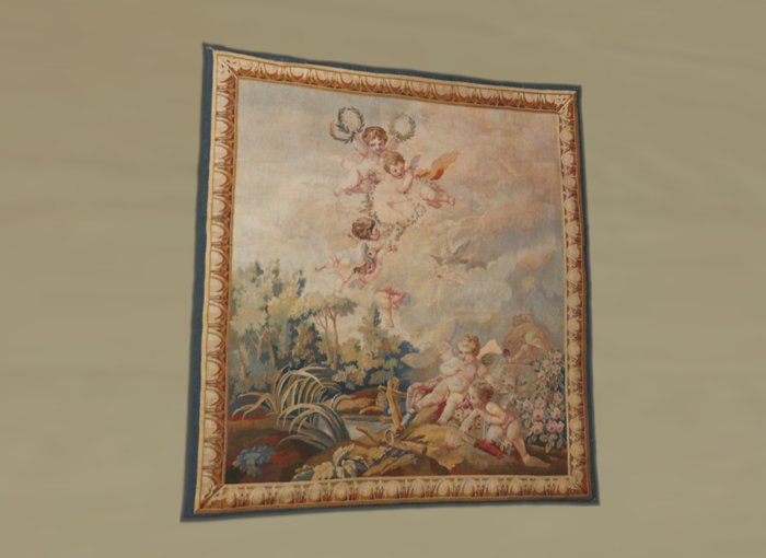 Antique Tapestry Cupids.