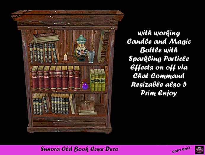 Sunora Old Book Case Deco