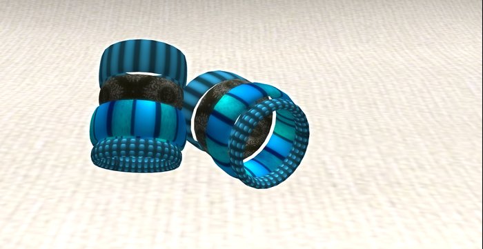 bangles blue black box