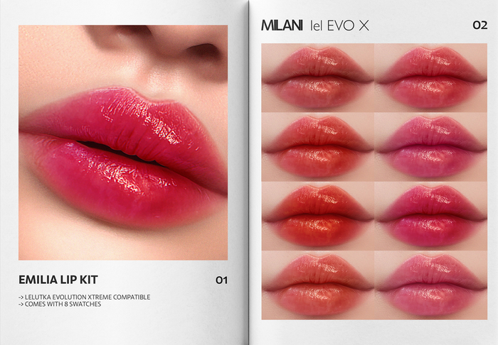 MILANI - "EMILIA" LIP KIT / DEMO