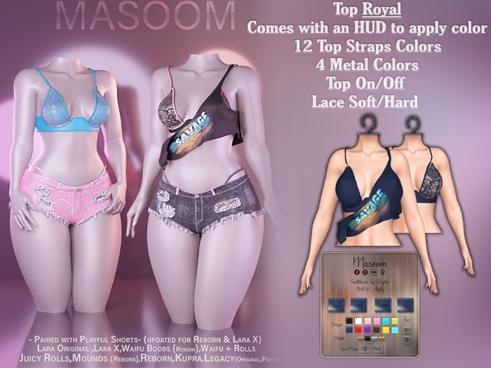 [[ Masoom ]] Trailblazer Top - Royal