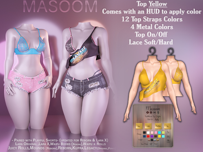 [[ Masoom ]] Trailblazer Top - Yellow