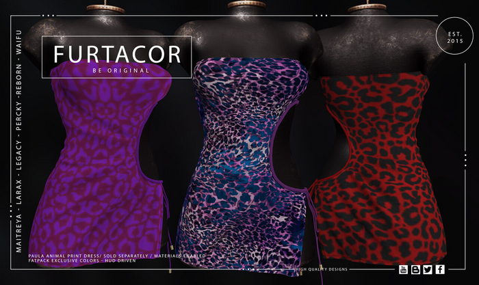 :::FurtaCor:::PAULA ANIMAL PRINT::: FATPACK