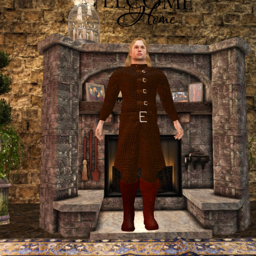 Men's Brown Fantasy Character Outfit