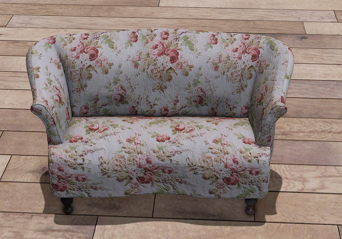 <Aphrodite> Shabby chic double sofa (boxed)