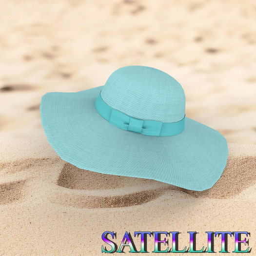 Blue Beachwear Hat