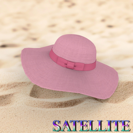 Pink Beachwear Hat