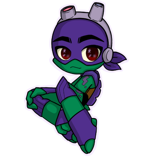 DONNIE - CHIBI - ROTTMNT