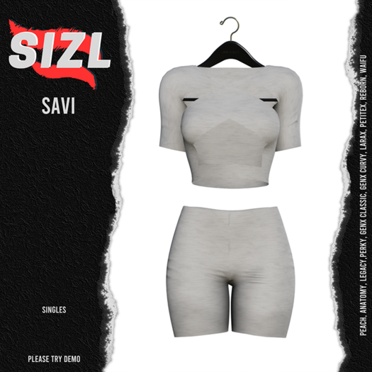 SIZL SAVI SET WHITE [UNPACK]