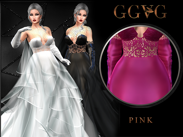 GGVG SECRETS GOWN PINK