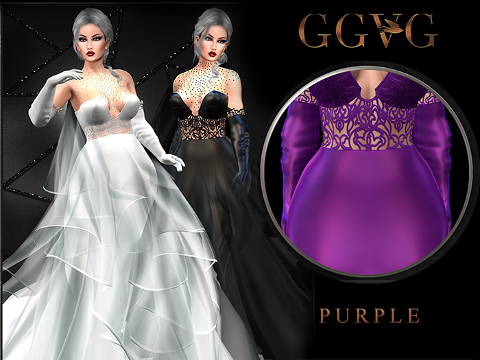 GGVG SECRETS GOWN PURPLE