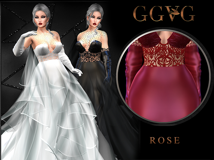GGVG SECRETS GOWN ROSE