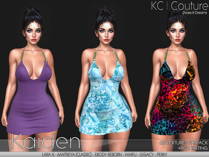 -KC- KAIDEN DRESS / 65 TEXTURES FATPACK