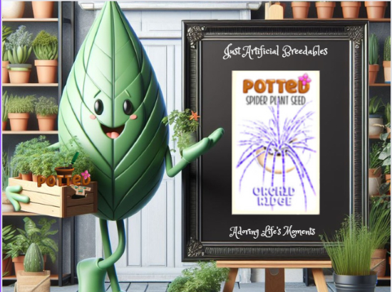 Potted: Spider Plant Seed: Orchid Ridge