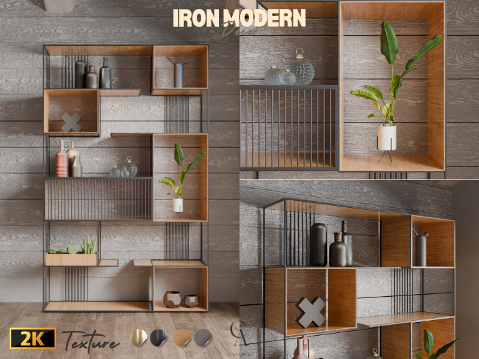 Iron/Metal Decor - 2K Texture -  CANARUN ( Rezzme )