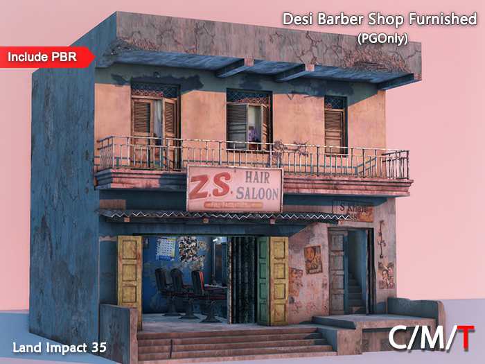 "Killer's" Desi Barber Shop Furnished (PG Only)