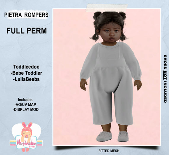*MB* Full perm Pietra Rompers (TD,BBT,LB)