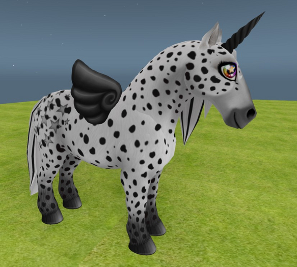 Amaretto Ponie Pals : Craved Speckled Whitie Fabulous