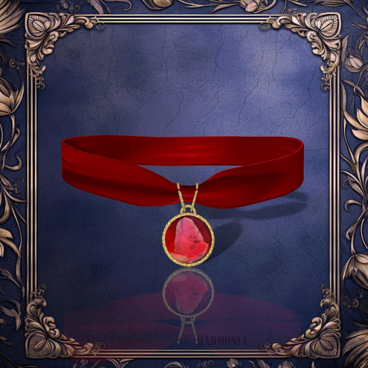 Red Gem Choker LaraX