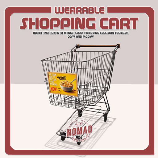 NOMAD // Shopping Cart // Gold (Add+Turn off AO)