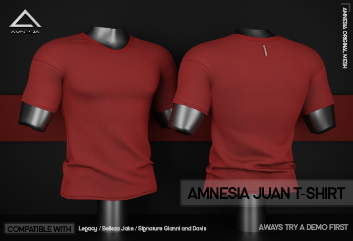 # AMNESIA - Juan T-Shirt - Red