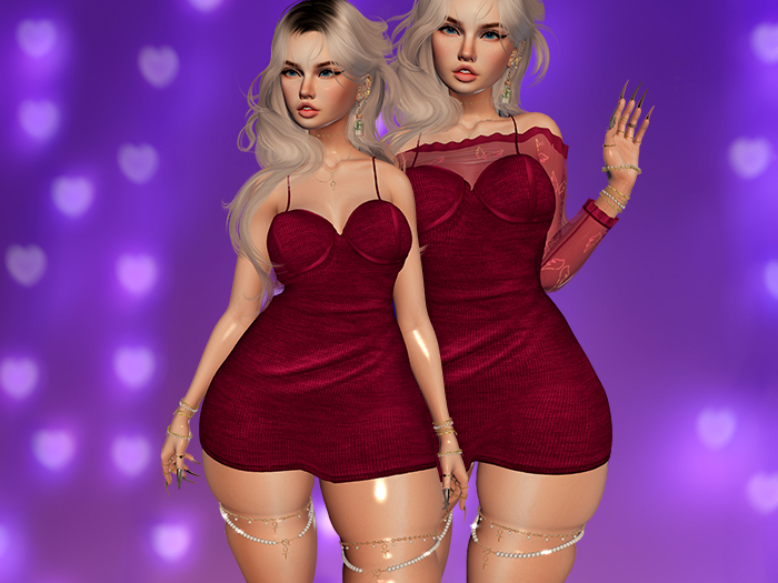 .:HUD PS Store.:Milena Dress Medium Violet-Red