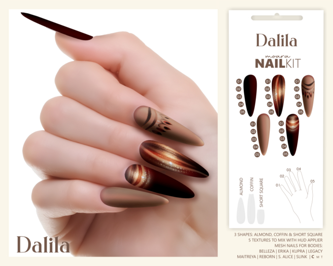 Dalila Moara Nail Kit